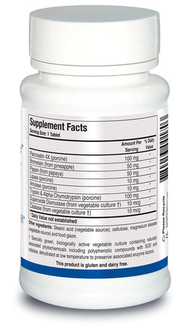 Étiquette du produit BIOTICS RESEARCH Intenzyme Forte™