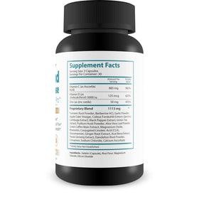 Étiquette du produit Blood Cleanse Cell Care Pro, ingrédients et dosage