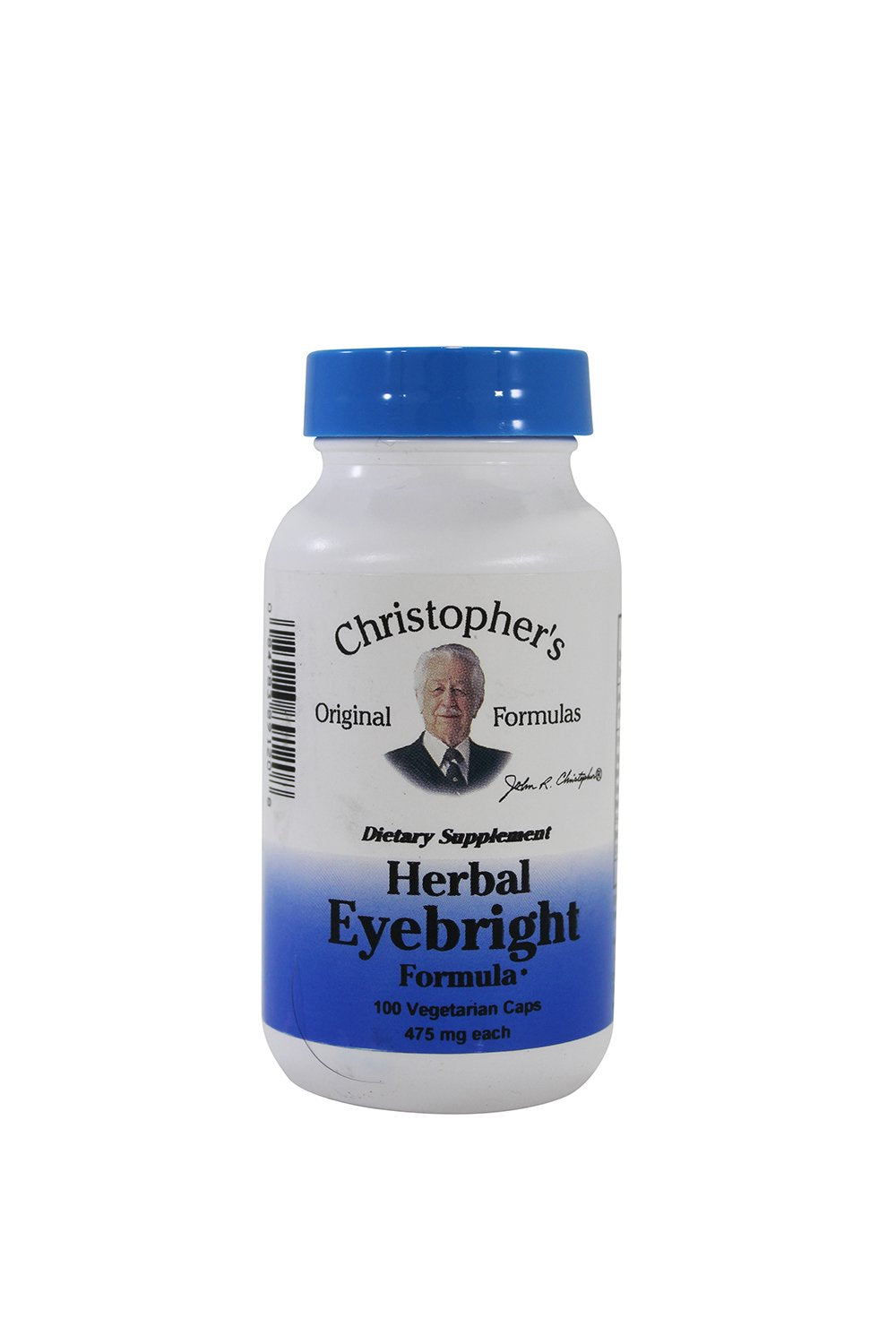 Étiquette du produit Formule Herbes pour les Yeux Christopher's