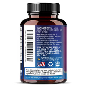 Étiquette du produit Glucosamine Chondroïtine 3X Force