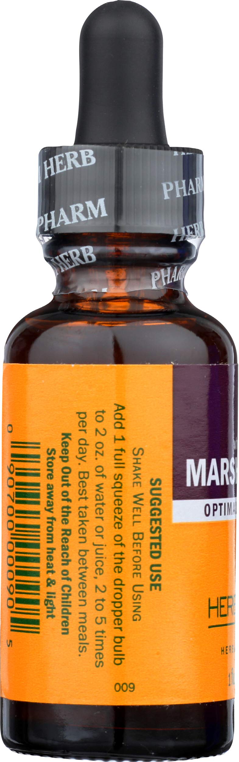 Étiquette du produit Herb Pharm Extrait de Guimauve 30 ml