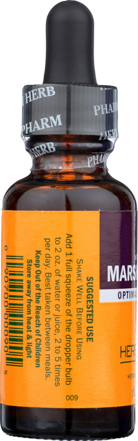 Étiquette du produit Herb Pharm Extrait de Guimauve 30 ml