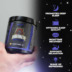 Étiquette du produit Huge Supplements Hibernate, ingrédients et dosage