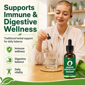 Étiquette du produit KingHealth Extrait de Feuilles de Graviola