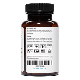 Étiquette du produit Lithium Orotate Weyland avec détails de composition