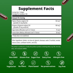 Étiquette du produit Metagenics CandiBactin-AR