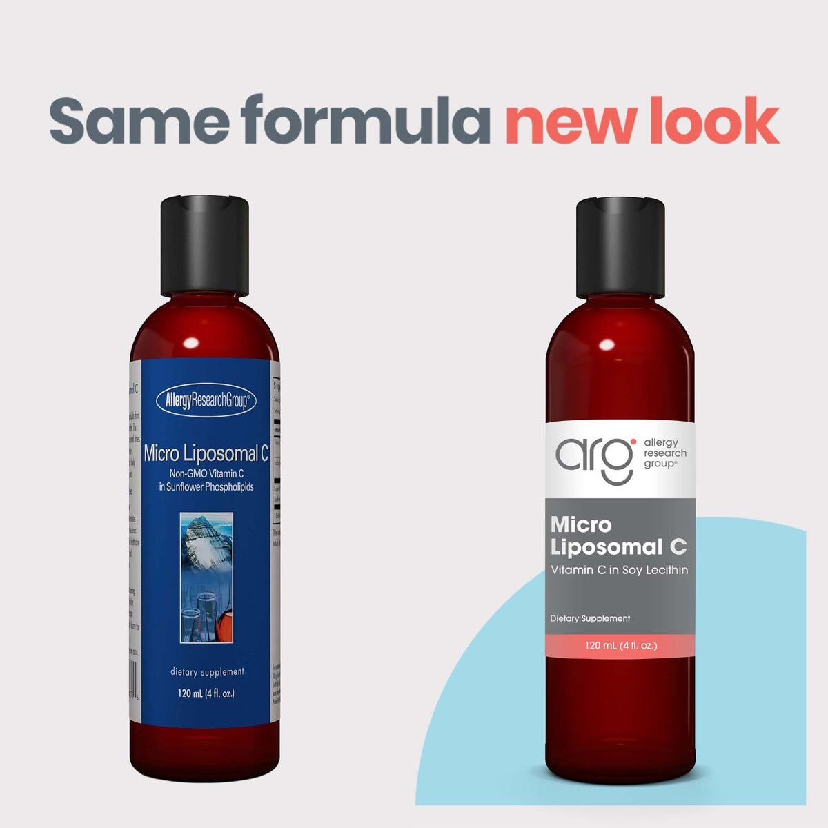 Étiquette du produit Micro Liposomal C 1000 mg avec ingrédients