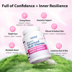 Étiquette du produit NYO3 Multivitamine Femme
