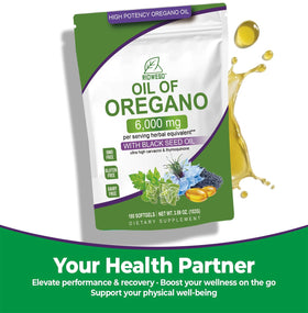 Étiquette du produit RIOWEGO huile d'origan