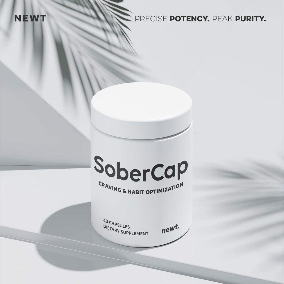 Étiquette du produit SoberCap™ de Newt