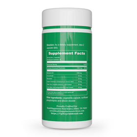 Étiquette du produit UpNourish Berbérine 1000mg