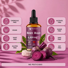 Étiquette du produit WILDFIELD HERBS extrait de betterave