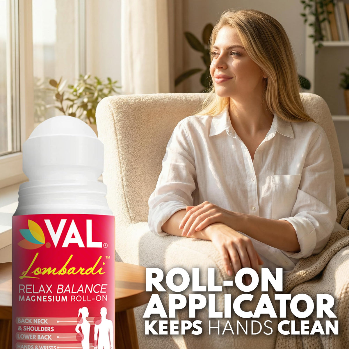 Étiquette du Roll-On Magnésium VAL
