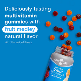 Étiquette nutritionnelle des gélifiés ONE A DAY 50+