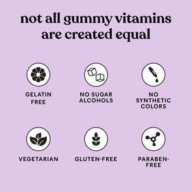 Étiquettes des gummies Lemme Superfood, informations nutritionnelles