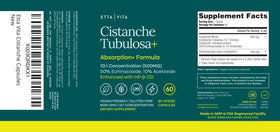 Etta Vita Cistanche Tubulosa capsules 500 mg avec autres compléments alimentaires