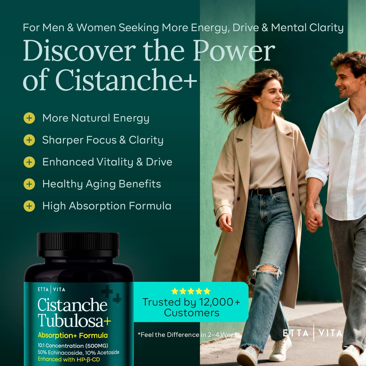 Etta Vita Cistanche Tubulosa capsules 500 mg vue arrière