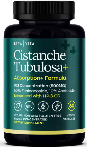 Etta Vita Cistanche Tubulosa capsules 500 mg vue de face