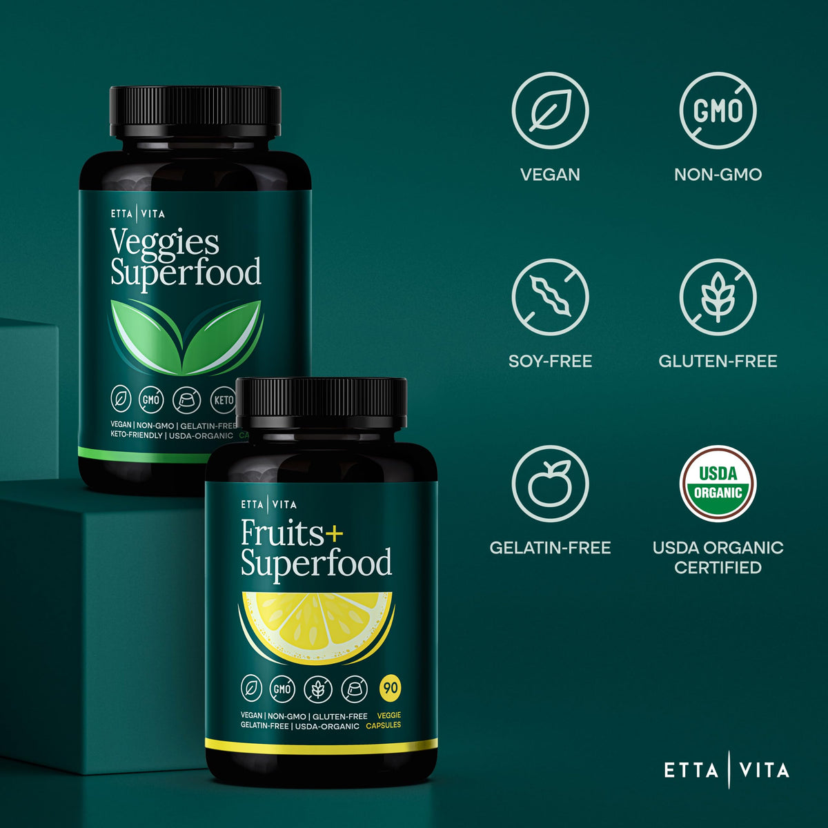 Etta Vita complément alimentaire bio en bouteille