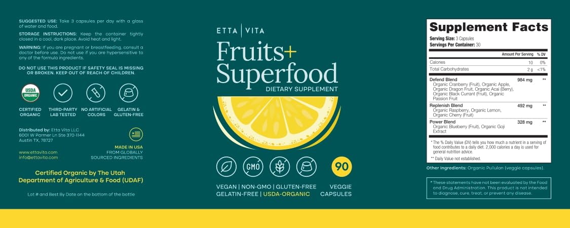 Etta Vita gélules faciles à avaler