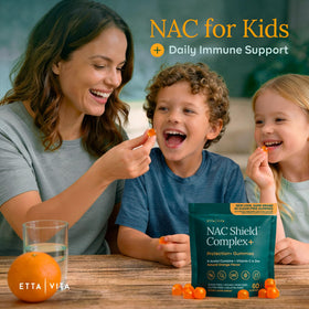 Etta Vita Gummies NAC sans sucre gommes orange