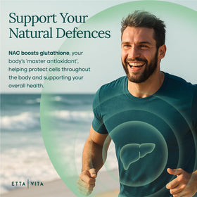 Etta Vita NAC N-Acétylcystéine 600mg étiquette arrière