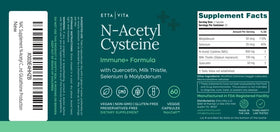 Etta Vita NAC N-Acétylcystéine 600mg présentation de la bouteille