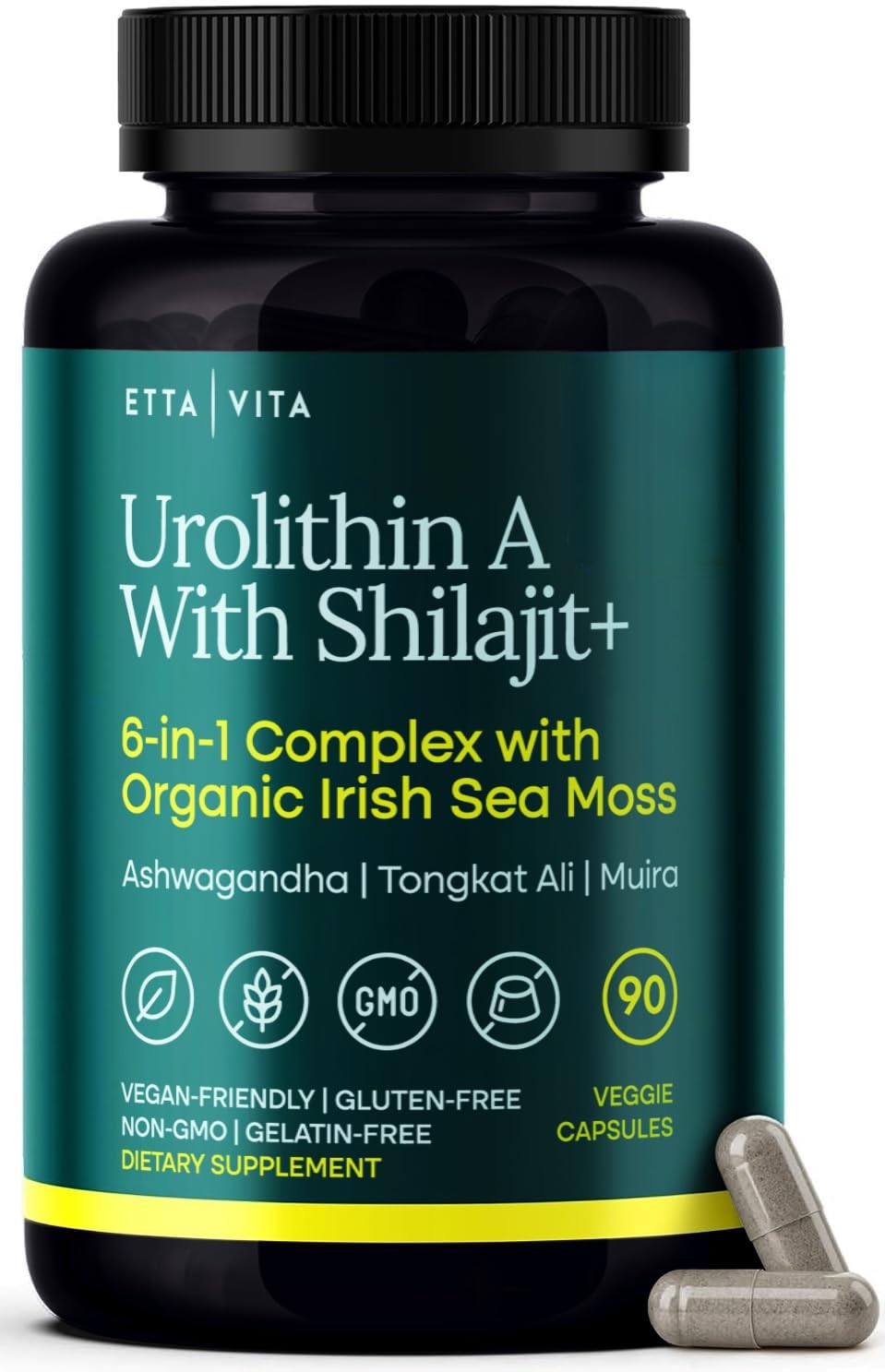 Etta Vita Urolithin-A Complex 90 capsules vue de face