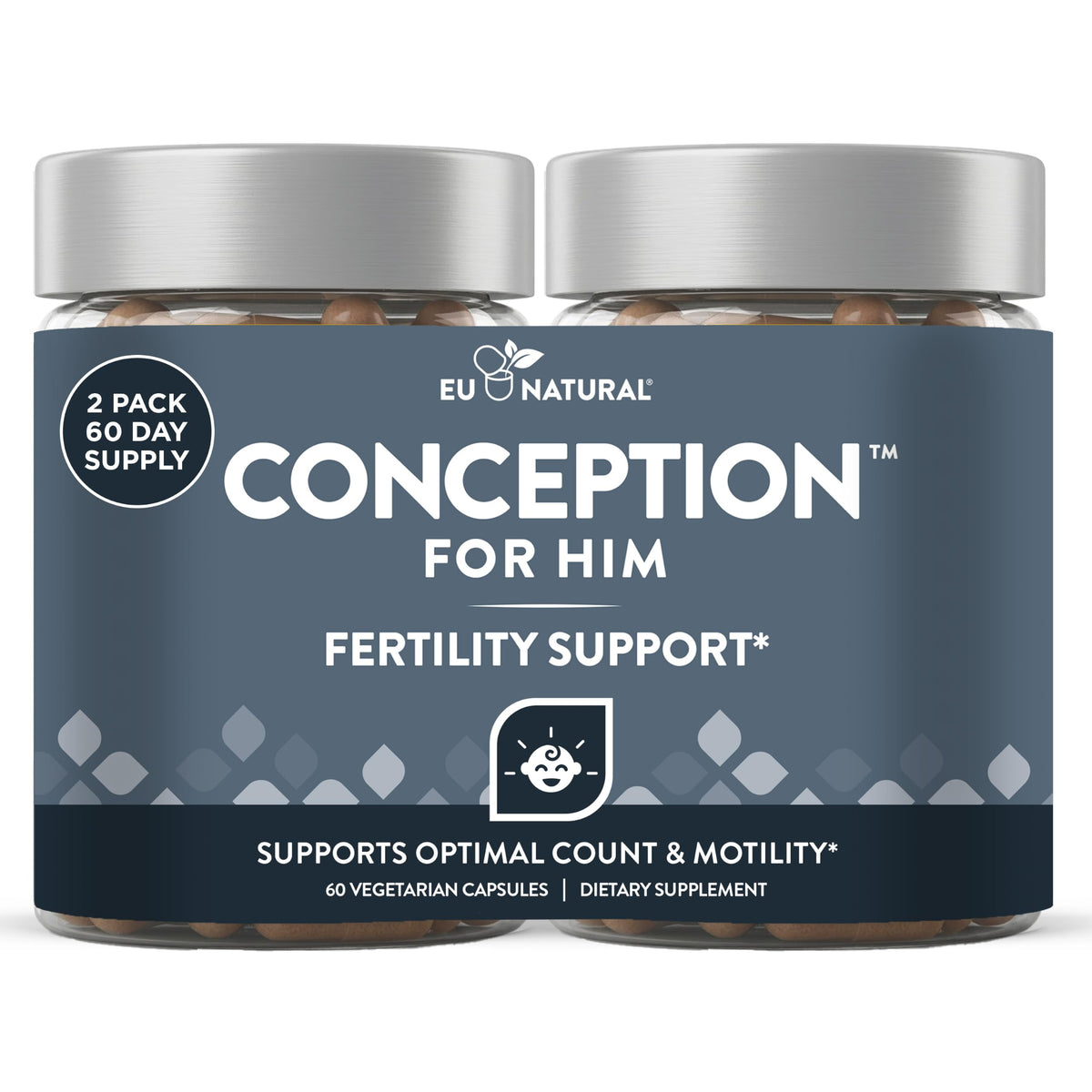 Eu Natural Conception for Him 120 capsules végétales, vue avant