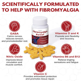 Euphea Complément Alimentaire Fibromyalgie 60 Capsules sur une table