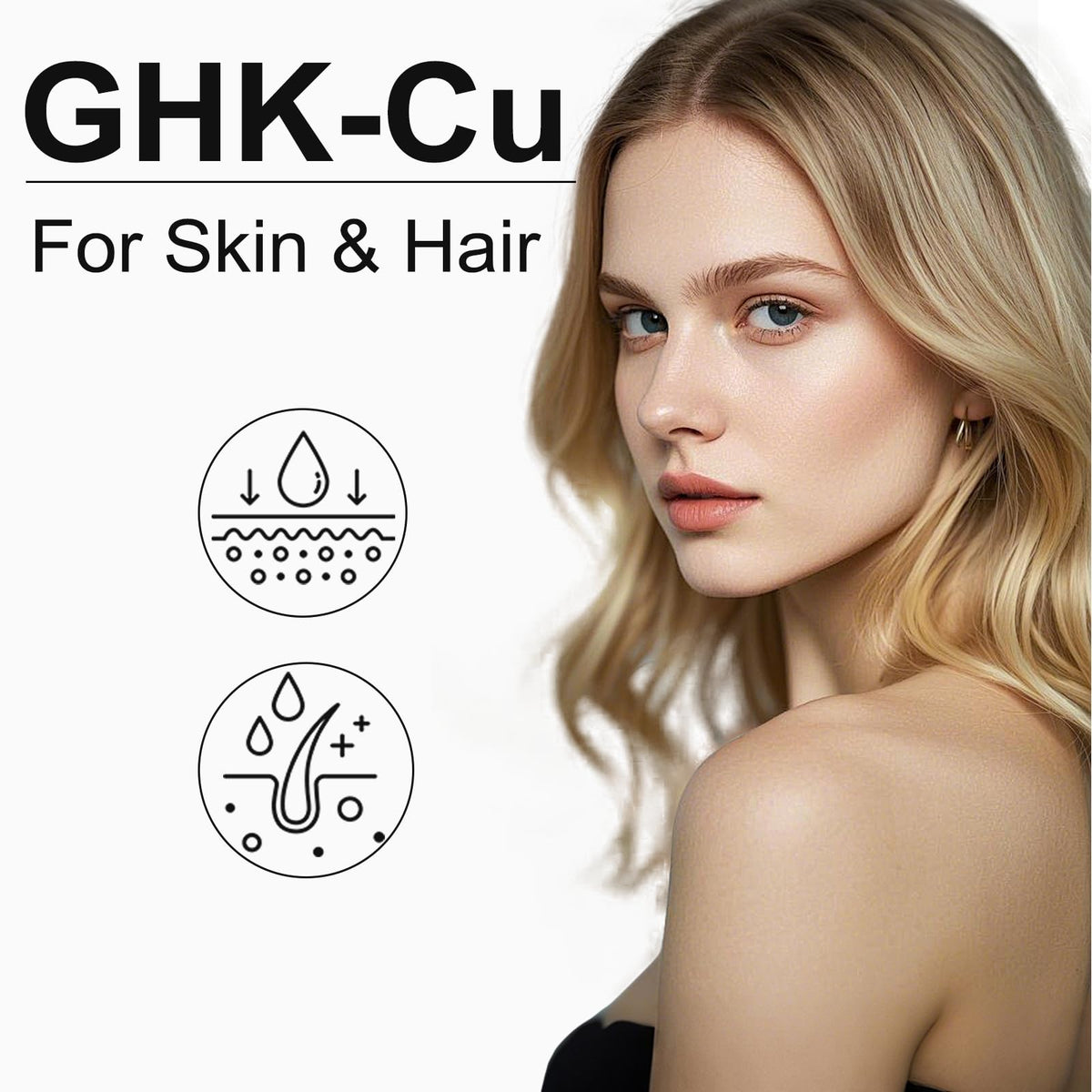 Euphea GHK-Cu Capsules côté avec indication de dosage