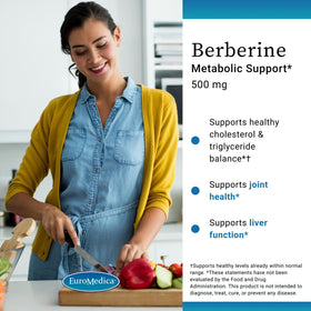 EuroMedica Berberine 500mg vue de côté