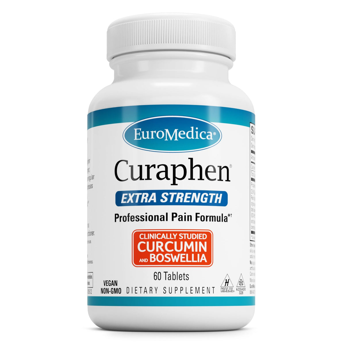 EuroMedica Curaphen Extra Strength 60 comprimés boîte avant