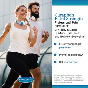 EuroMedica Curaphen Extra Strength 60 comprimés vue de côté