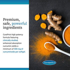 EuroMedica CuraPro 375 mg capsules ouvertes