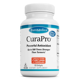 EuroMedica CuraPro 750 mg boîte de 120 capsules vue avant