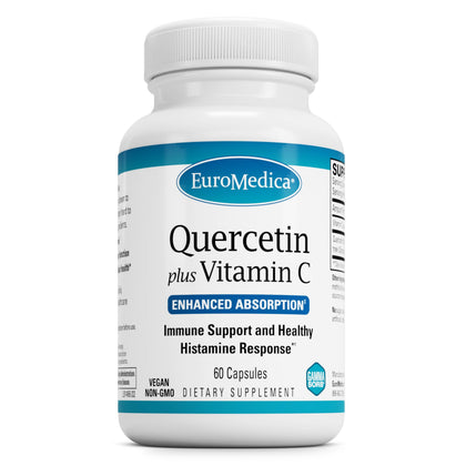 EuroMedica Quercetin Plus Vitamine C 60 capsules vue avant
