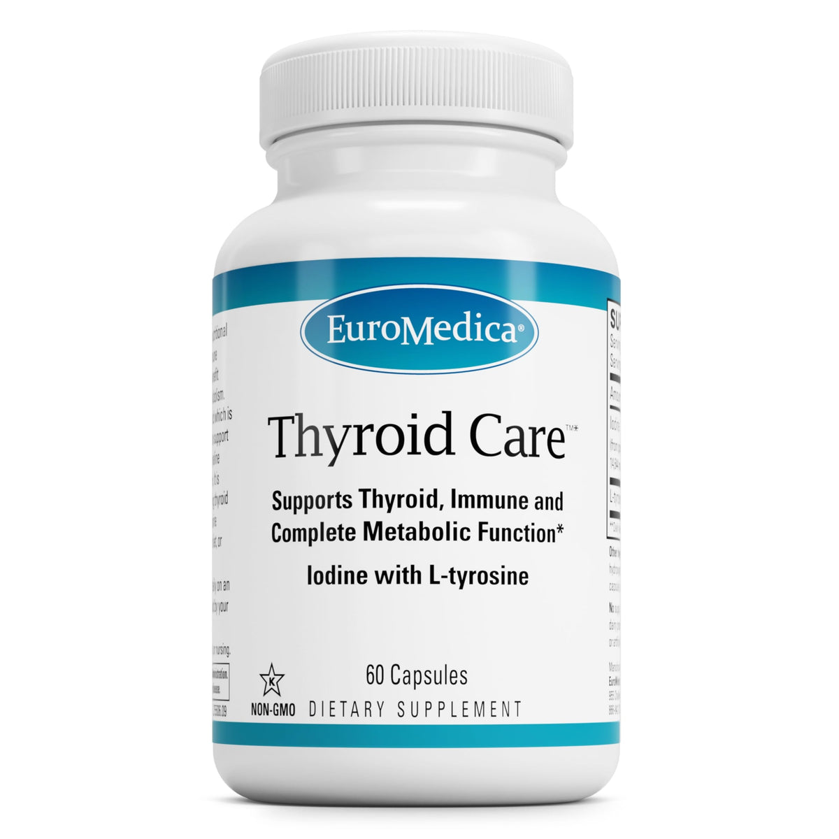 EuroMedica Thyroid Care 60 capsules vue de face