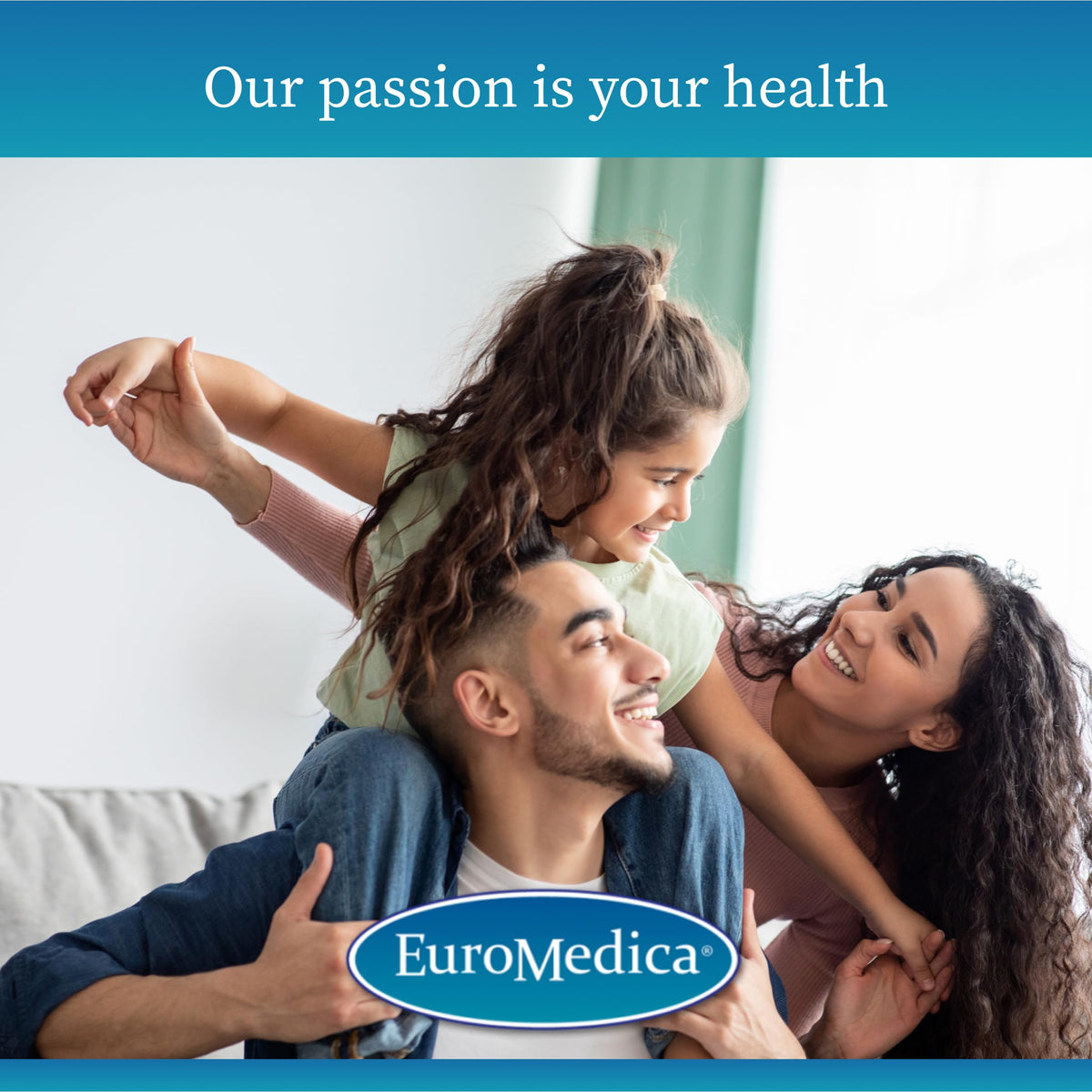EuroMedica Triple Action gélules 60 unités, affichage du produit sur une étagère