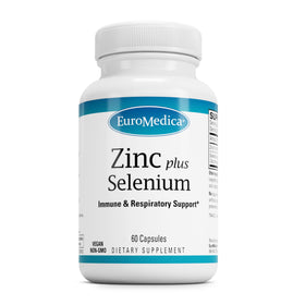 EuroMedica Zinc Plus Sélénium 60 capsules, vue de l'emballage avant