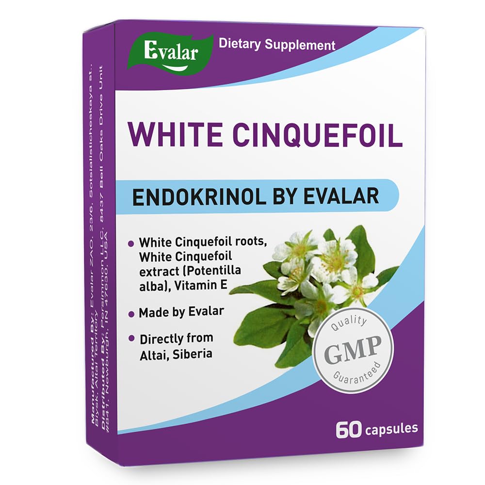 Evalar Endokrinol 60 capsules vue avant avec étiquette