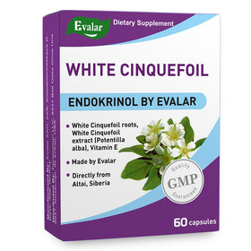 Evalar Endokrinol 60 capsules vue avant avec étiquette