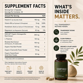 EVEKIND Complément Alimentaire Anti-Stress Femmes 60 Capsules étiquette détaillée