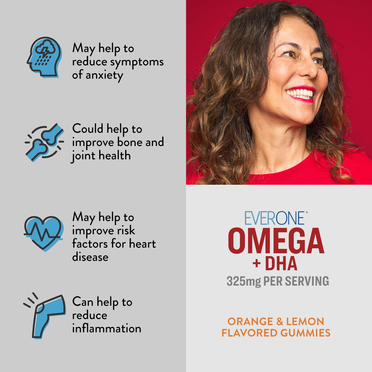 Ever One Omega 3-6-9 Gummies packaging details