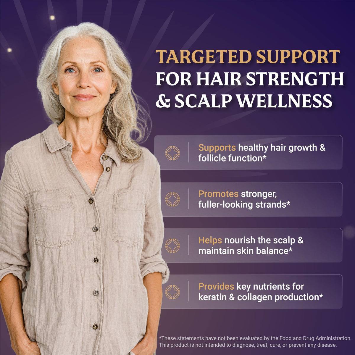 EVERFAITH Hair Formula Plus capsules sur une table