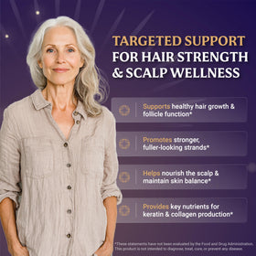 EVERFAITH Hair Formula Plus capsules sur une table