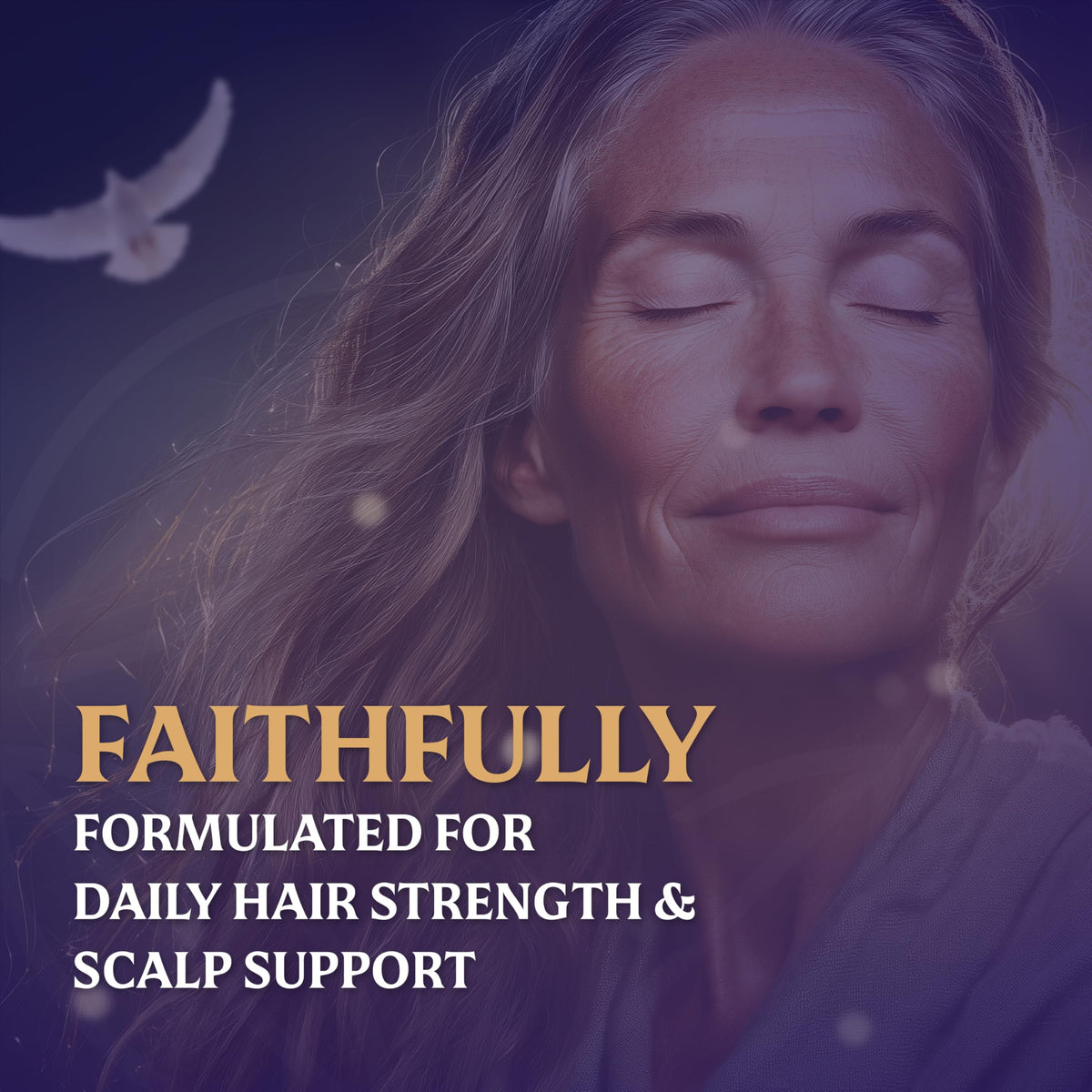 EVERFAITH Hair Formula Plus dans une main