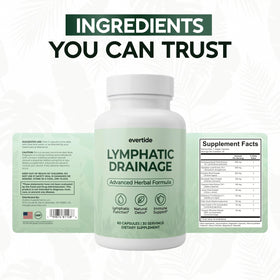 Evertide Complément Drainage Lymphatique 60 capsules dans la main