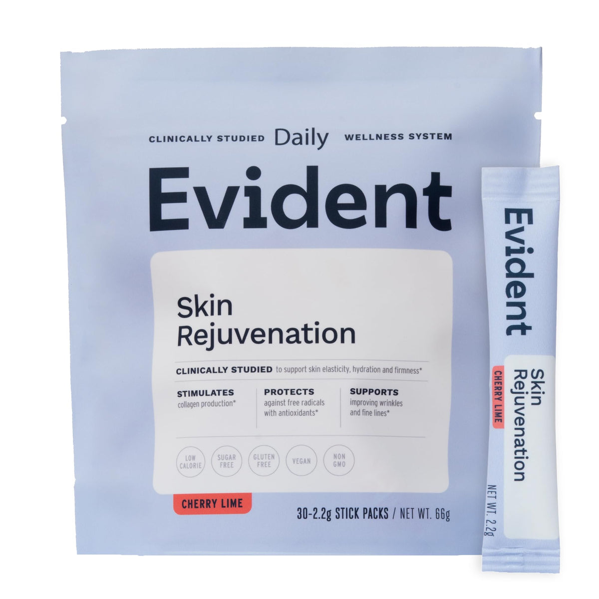 EVIDENT WELLNESS Poudre de Rajeunissement de la Peau Stick Cerise Lime