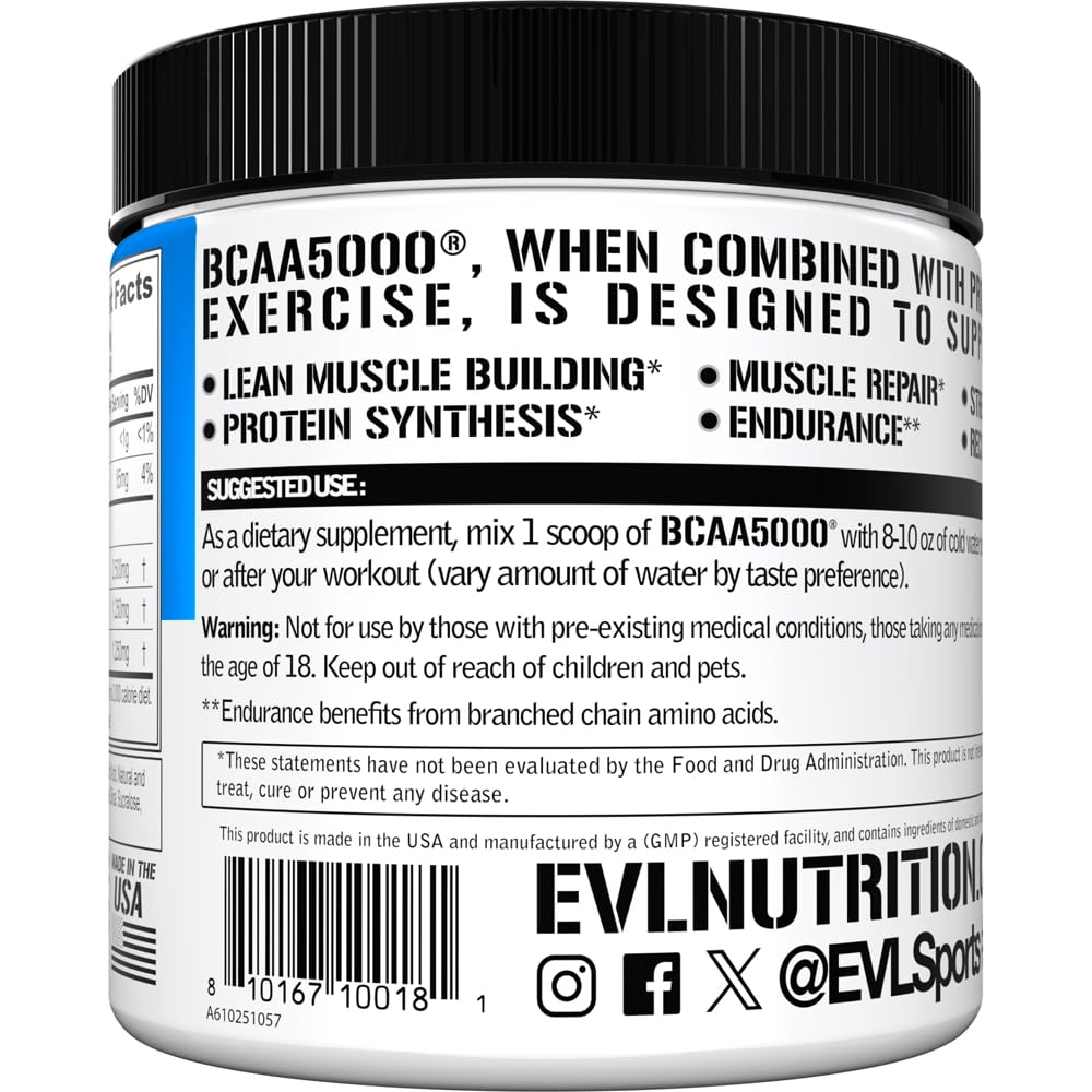 Evlution BCAA 5000 Poudre Énergétique 310g - Préparation dans un shaker